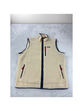 Patagonia NWT Men's Sz XXL Retro Pile Fleece Vest Pelican W/Smoulder Blue 22821